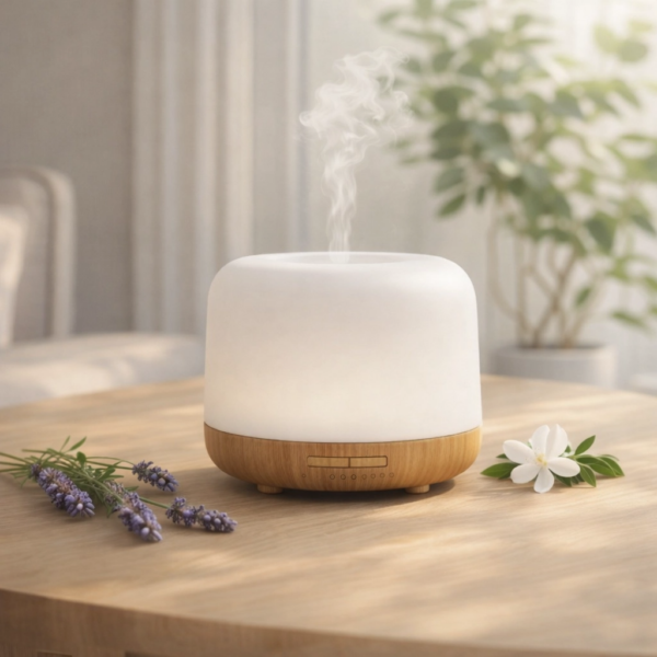 difusor ultrasonico con lampara y control remoto descongestionante