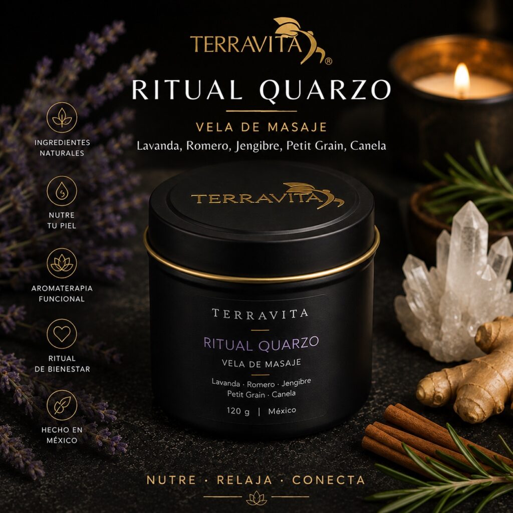 vela de masaje ritual obsidiana naranja, bergamota y canela