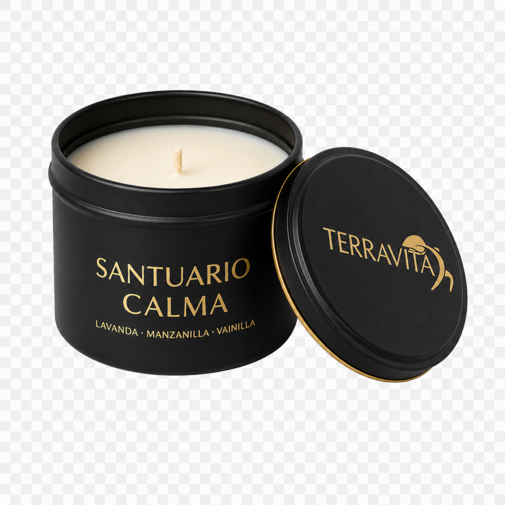 santuario abundancia | vela aromatica de palo santo